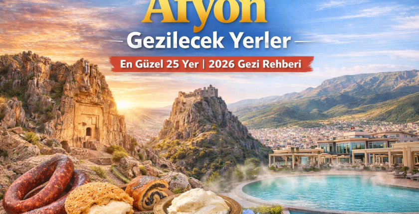 Afyon Gezilecek Yerler: En Güzel 25 Yer (2026 Gezi Rehberi)