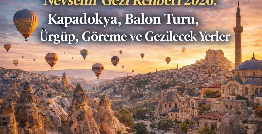 Nevşehir Gezilecek Yerler 2026: Kapadokya, Balon Turu, Ürgüp, Göreme ve Gezilecek Yerler