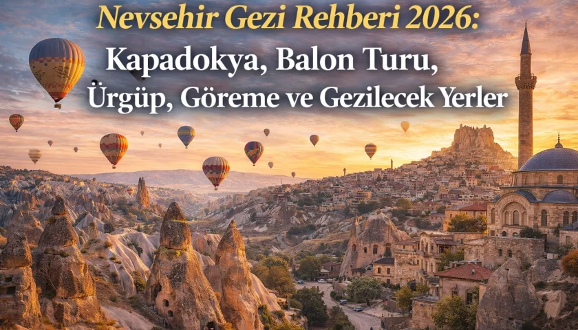 Nevşehir Gezilecek Yerler 2026: Kapadokya, Balon Turu, Ürgüp, Göreme ve Gezilecek Yerler