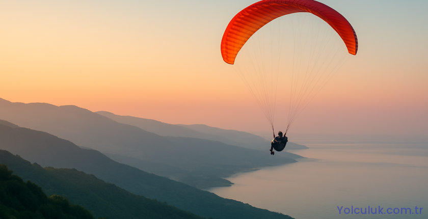 Ordu’da Yamaç Paraşütü