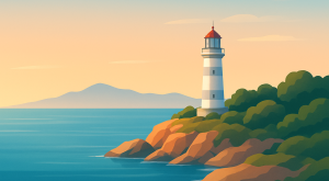 Yason Burnu Feneri ve Deniz Manzarası