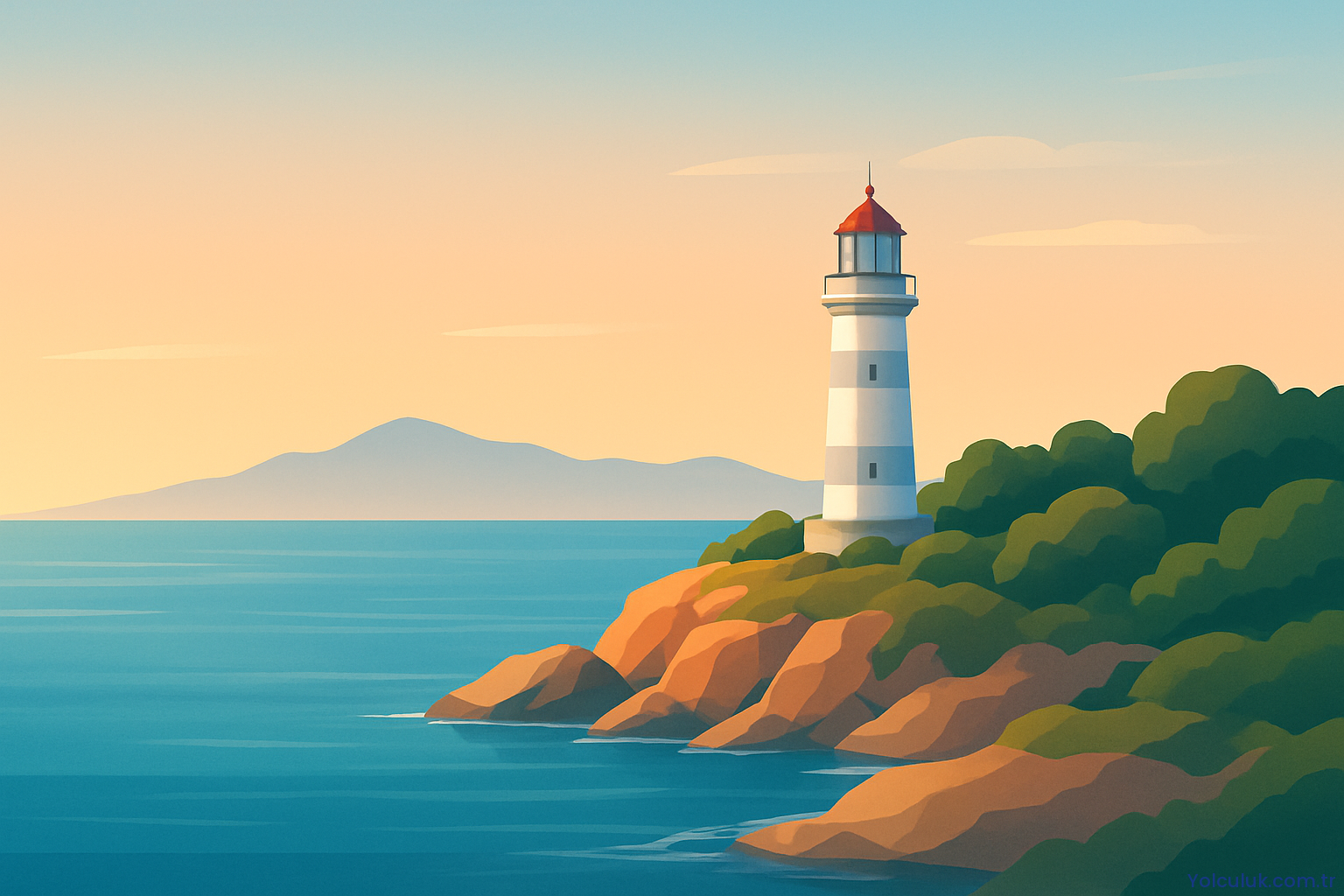 Yason Burnu Feneri ve Deniz Manzarası